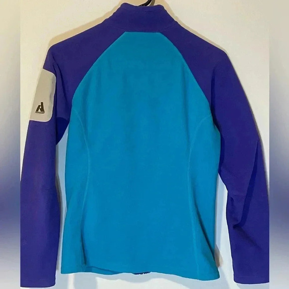 Eddie Bauer First Ascent Polartec Jacket W’s S Turquoise and Purple - Picture 6 of 9